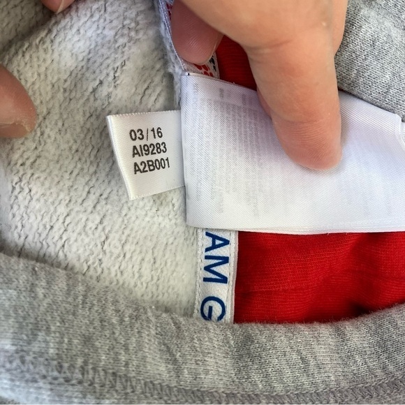 Adidas Olympics RIO 2016 Team Great Britain GB Hoodie Sweatshirt Grey Sz S - Picture 16 of 16